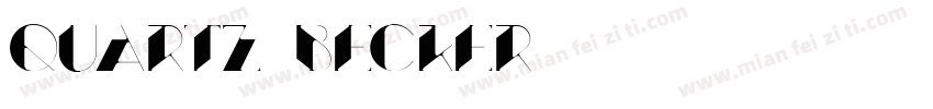 Quartz Becker字体转换